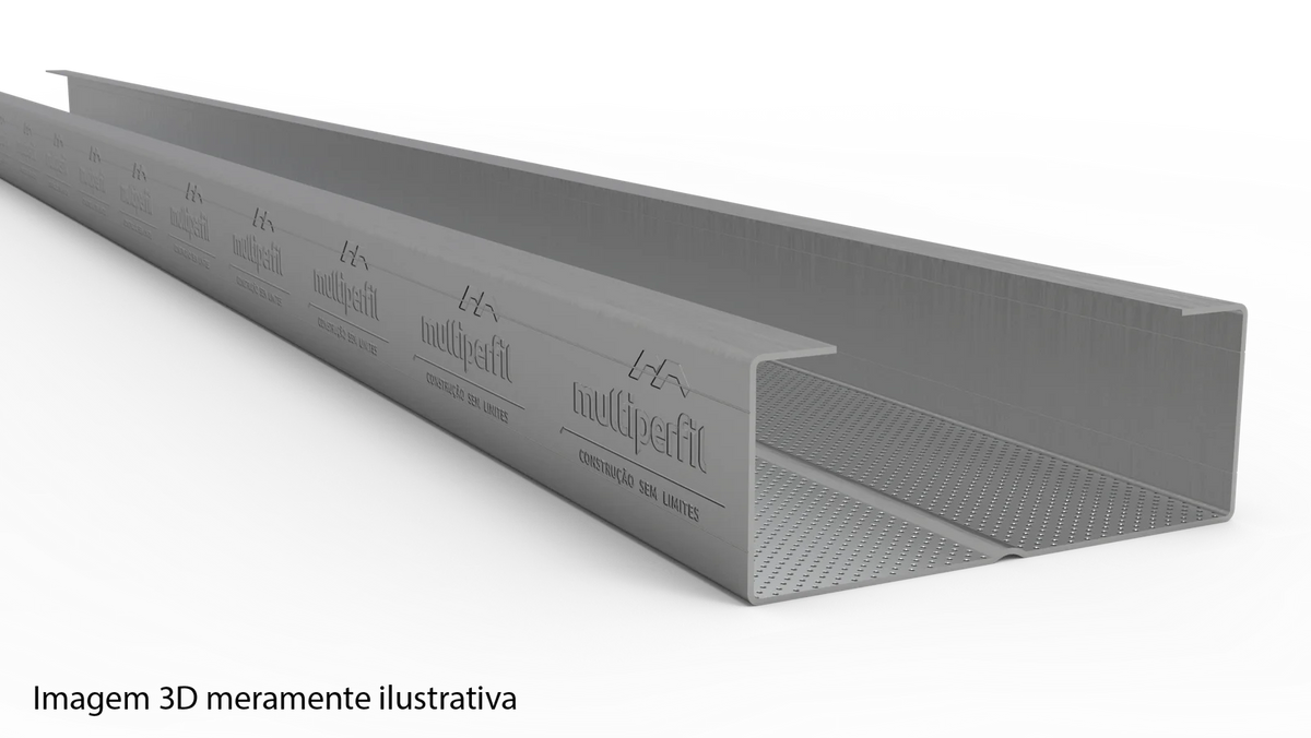 Perfil F-530 3 metros (0,50mm)