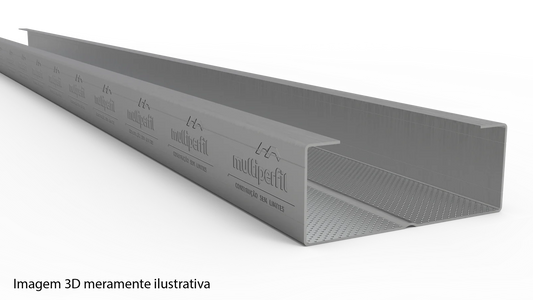Perfil F-530 3 metros (0,50mm)